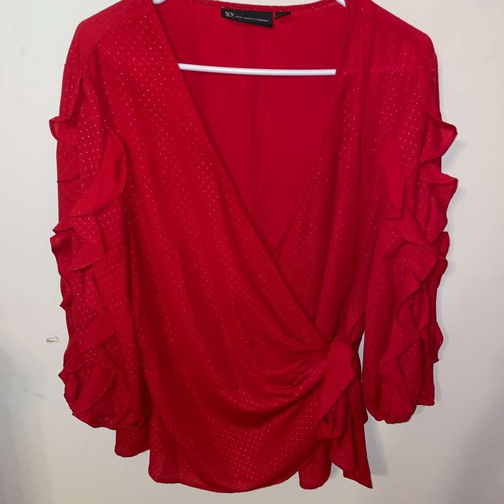 New York & Company XL red Top
